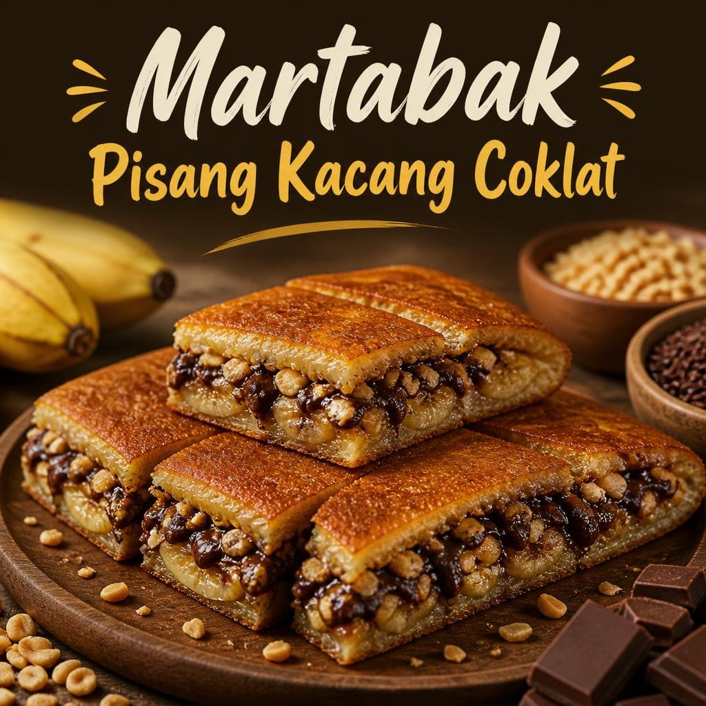 Pisang Kacang Coklat Large Martabak 999 Asli Bandung